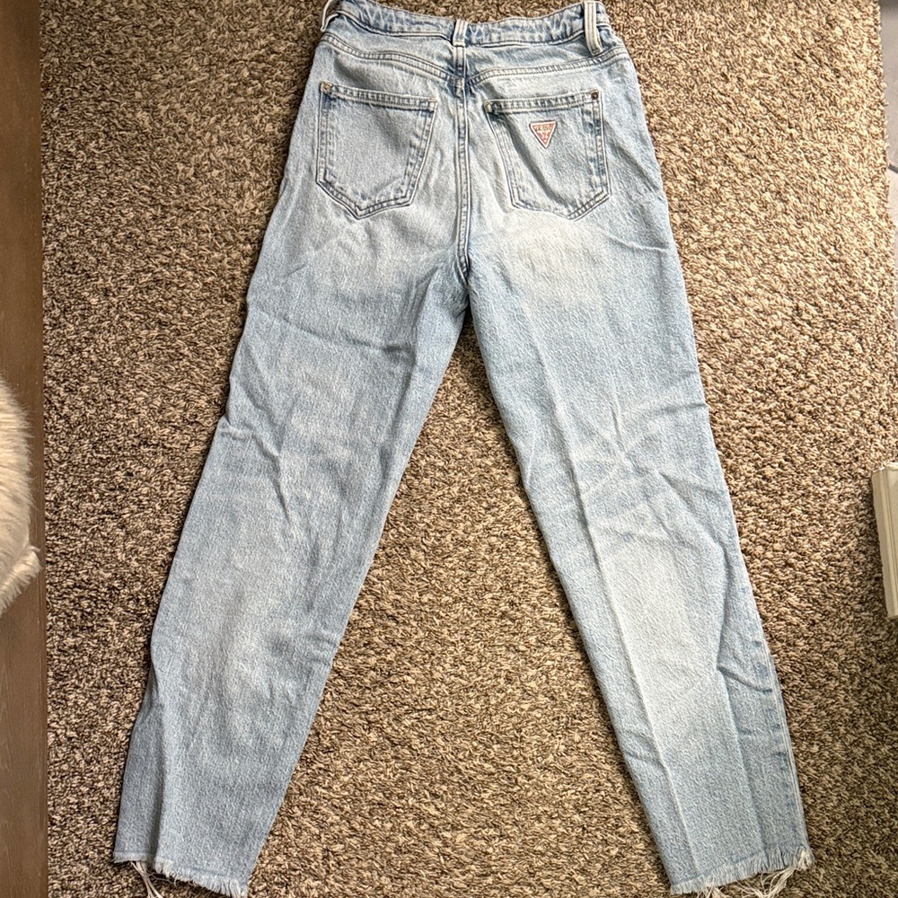 Guess Women's Straight Leg Jeans in Light Blue